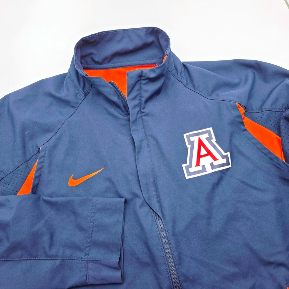 Nike Arizona Wildcats Dri-FIT Track Jacket Mens Large Navy Blue Full Zip NCAA